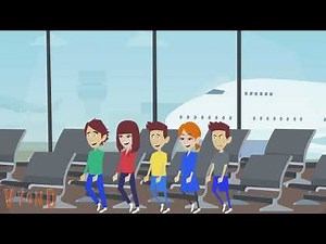 Classic Caillou misbehaves on his flight grounded