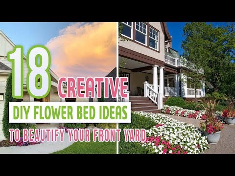 18 Creative DIY Flower Bed Ideas to Beautify Your Front Yard
