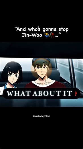 Cam Cowley Filmz 🎬 on Instagram: "What about it❓🤨 | - - - #jinwoo #jinwoosungedit #jinwooedit #sololevelingedit #sololeveling"