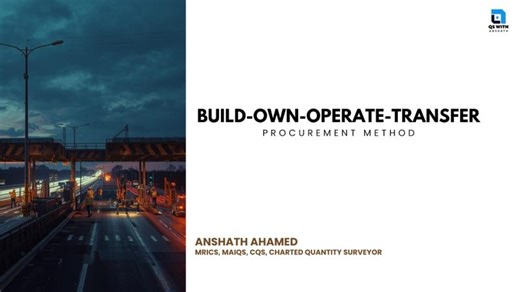 What is BOOT Procurement Method | Anshath Ahamed, M.
