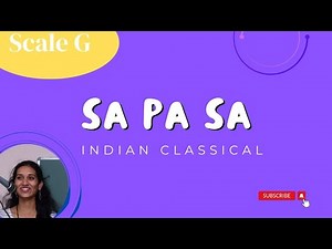 Sa Pa Sa for beginners| Riyaz| Scale G | IndianClassical | Everyday practice for good singing voice