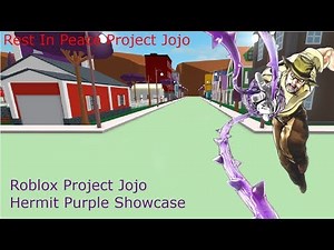 Roblox Project Jojo Hermit Purple Showcase!