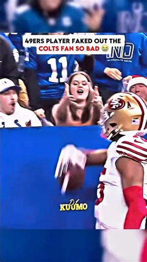 49ers Pretend to give the Girl the football 😭🙏 #shorts #nfl
