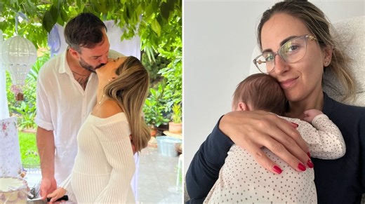 Locky Gilbert and Irena Srbinovska share update three months after welcoming their baby girl