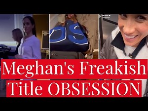 Meghan Markle's FREAKISH Obsession with Her Duchess of Sussex Title, Latest Monogram Example