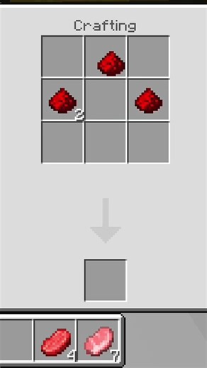 how to crafting a red ender pearl in Minecraft #shorts #ytshorts