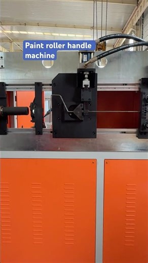 Paint roller handle making machine #machine #handlemaking #paintroller