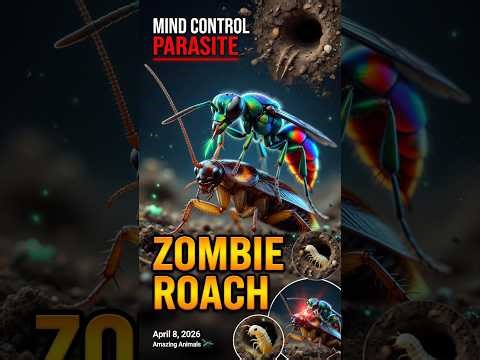 🧠 Tiny Jewel Wasp Turns Cockroaches Into ZOMBIES With Mind Control Sting! 😱 | Wild Animal World