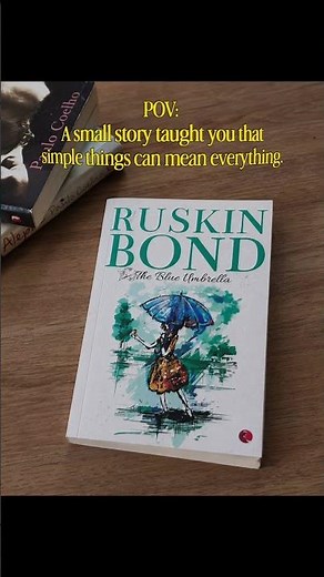 The blue umbrella #novels #poetry #love #explore #trending #art #viral #ruskin_bond #viral #fyp