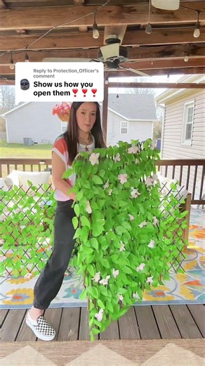 the easiest DIY privacy screen