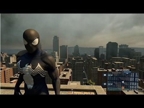 The Amazing Spider-Man 2 - Black Suit | Costume Free Roam Gameplay [HD]