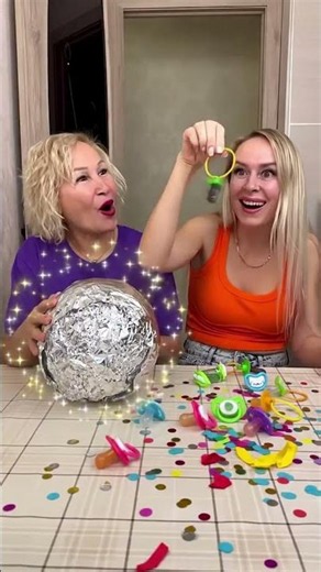 Surprise in aluminum foil | #shorts #eggeatingchallenge