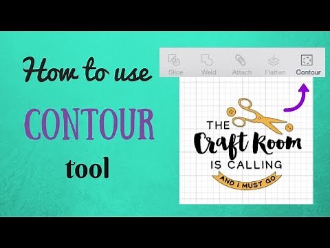 How to use Contour feature | Cricut Design Space Beginner