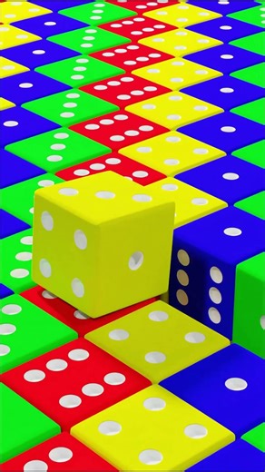 Dice Loop | Oddly Satisfying Animation & ASMR Sound #Shorts