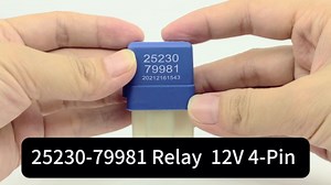 25230-79981 Relay (1-Pack) 12V 4-Pin Automotive Micro Relay, Compatible with Nissan Altima Sentra Rogue, Replaces OEM 25230-79981 for Fuel Pump & Electrical System Fix