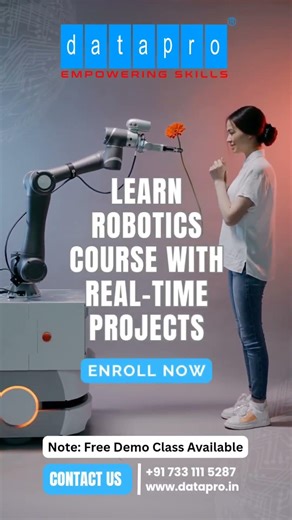 From Sci-Fi to Reality: Master Robotics! 🤖✨#Robotics #FutureTech #datapro #AI #techcareers #tech