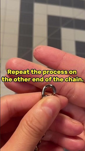 How to make your slip chain necklace tutorial! #altfashion #slipchain #jewelry