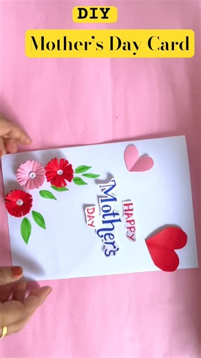 Cute mother's Day card#greetingcard#mothersdaycard #mothersday #diy #cards #shorts #mother #art