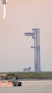 6.5M views · 113K reactions | SpaceX successfully catches Starship booster |Unbelievable ! #SpeceX #starship #elonmusk Mars Exploration | Mars Exploration | Facebook