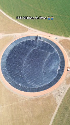 Reservatório de 500 Milhões de Litros para Irrigação