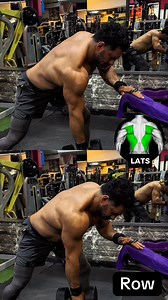 Strengthen and define your back with the Dumbbell Row.This compound move targets your lats traps and rhomboids helping you build a thicker, more powerful back. Great for posture, pulling strength, and overall upper-body gains. Row your way to a stronger physique!#backworkout #dumbbellrow #strengthtraining #musclebuilding #backgains #fitnessgoals #gym #bodybuilding | Bodyfitness GYM