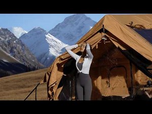 Mountain Solo Camping in Luxury Hot Tent | RBM Panda L