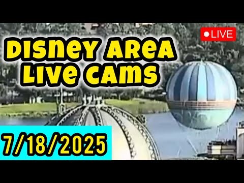 🔴LIVE Walt Disney World Area Cameras! Views + Music + Chat! | Work Study Relax with Disney Vibes!