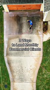 Stop chasing one-off jobs. Here are 3 ways to land monthly commercial clients: #1 Pick 5 businesses in your area you already drive past every week. Think gyms, churches, daycares, and retail plazas. #2 Keep it personal and low-pressure. Most commercial partnerships start with a simple hello and a genuine offer to help. #3 Mention a relevant outcome, not just what you do. E.g., “We help local gyms keep their exterior spaces spotless so their brand always looks professional.” 🌟 Want help refining