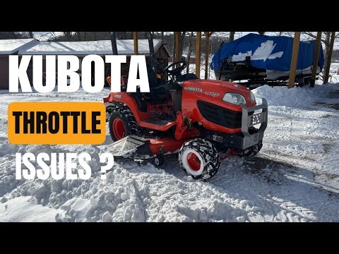 Kubota Throttle Won't Stay Put? EASY Fix for Loose Throttle Cable Linkage (BX / B / L Series)