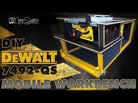 DIY DeWalt DWE 7492 Mobile Workbench - Final Assembly - Part 2 - Free Sketchup Plan