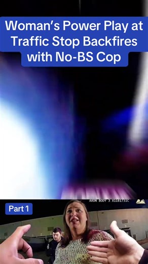 Woman’s Power Play at Traffic Stop Backfires with No-BS Cop | Captain.cops1