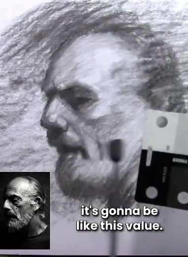 Value Scales are useful to notice value differences on the face