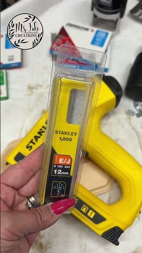 Stanley Electric staple and nail gun #woodworking #nailgun #crafting #crafter