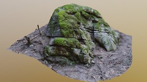 White mossy stone formation - Download Free 3D model by Qzmaj (@4nikuz)