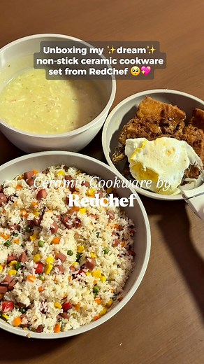 Finally got this Redchef cookware set and Soafer non stick neto mga mima. Walang didikit kahit mag luto ka ng nakapikit. @redchef.phl sa tiktok, nasa baba yung link para ma add mo na ito sa yellow basket. Bili kana habang nakasale pa sila https://vt.tiktok.com/ZShU8DHKb/ #ceramiccoating #ceramiccookware #ceramiccookwareset #ceramicnonstick#nonstickpan #redchefcookware | Channel X