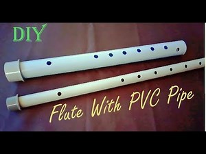 How to make a Flute with pvc pipe/home made pvc flute/DIY musical instrument
