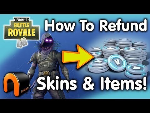 FORTNITE How To REFUND SKINS & Refund Items!
