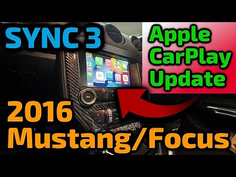 2016 Ford Mustang/Focus Apple CarPlay SYNC 3 Upgrade!