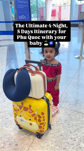Ruhika Kadeli 🧿❤️ on Instagram: "4 nights. 1 island. 1000 memories. 💕🧿 From cable cars to coral islands to safari rides Phu Quoc gave us the perfect mix of adventure & calm 🌴 #travelwithbaby #phuquocwithkids #familyadventures #toddlertravel #babytravel #travelbaby #travelgram #travelling #babygirltraveler"