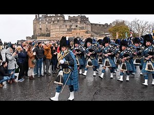 Magnificent parade marks start of Edinburgh's Remembrance Ceremony 2025