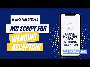 6 Tips For a Simple Emcee Script For a Wedding Reception