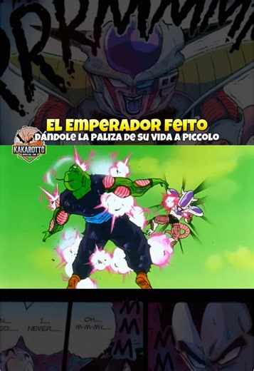 ¡Piccolo está en peligro! Freezer tiene demasiado poder con su segunda transformación. #kakarotto #españollatino #dbz_moments #piccolo #freezer
