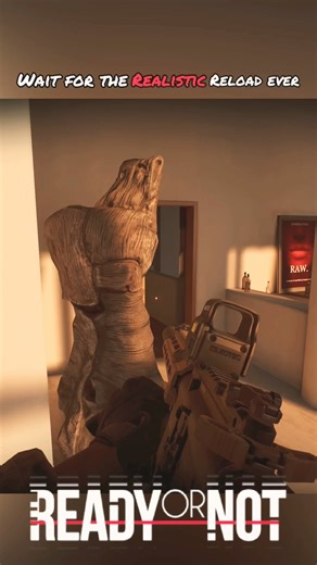 Realistic reload ever in😱 #readyornot #gaming #recommended