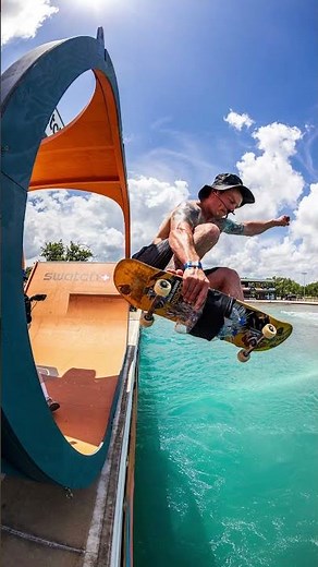 Swatch Nines 2.0 at Waco, Texas’ wave pool. 😳 Recap at skateboarding.com 🌐
