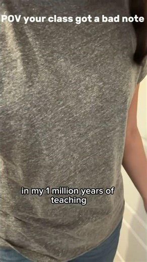 POV your class gets a bad note