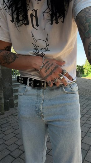 Flared Jeans for Men: Alternative Rock Style with Boots
