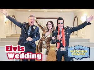 Lee & Erin's Elvis Wedding in Las Vegas | Graceland Chapel
