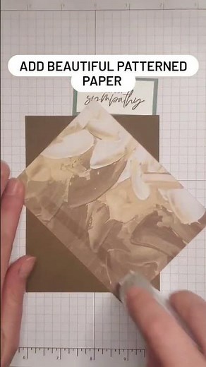 Learn to make an elegant sympathy card using Stampin' Up products! #cardmaking #stampinup #crafts