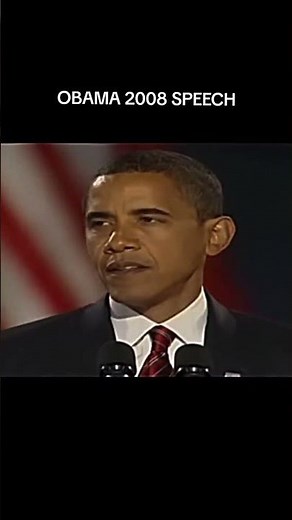Obama's Iconic 2008 Speech: A Turning Point in Democracy #Obama #Speech #Elections #America #FYP