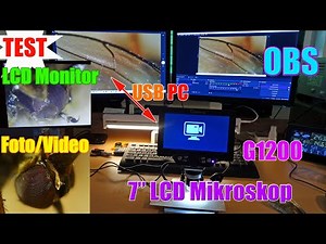 G1200 LCD microscope review 🔬 Photos, video, PC USB & OBS